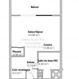 Appartement 1 pièce / 23 m² / 53 000 € / SELONNET
